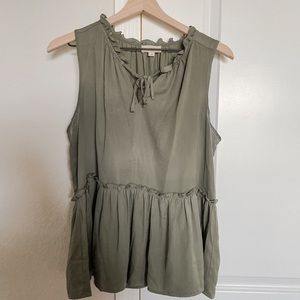 LOFT Green Top